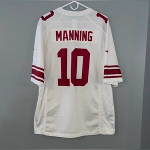 Eli Manning White & Red #10 NIKE NFL ON FIELD New York Giants Football Jersey XL
